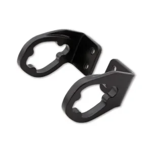 HIGHSIDER pro Blinkeradapter Schwarz Für Originalblinker, Für Kennzeichenhalter, Für Ducati (Paar) Markenware