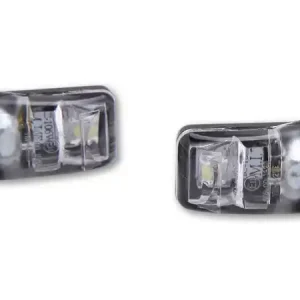 HIGHSIDER smart Picco LED Kennzeichenbeleuchtung Schwarz (Paar) Neuheit