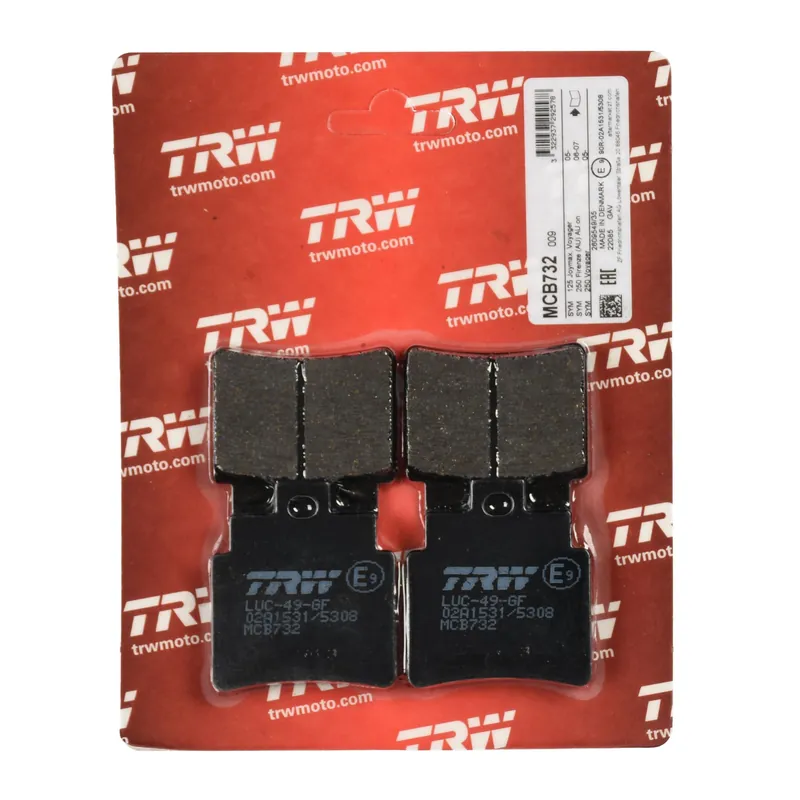 TRW Bremsbelag organisch MCB732 Geprüft