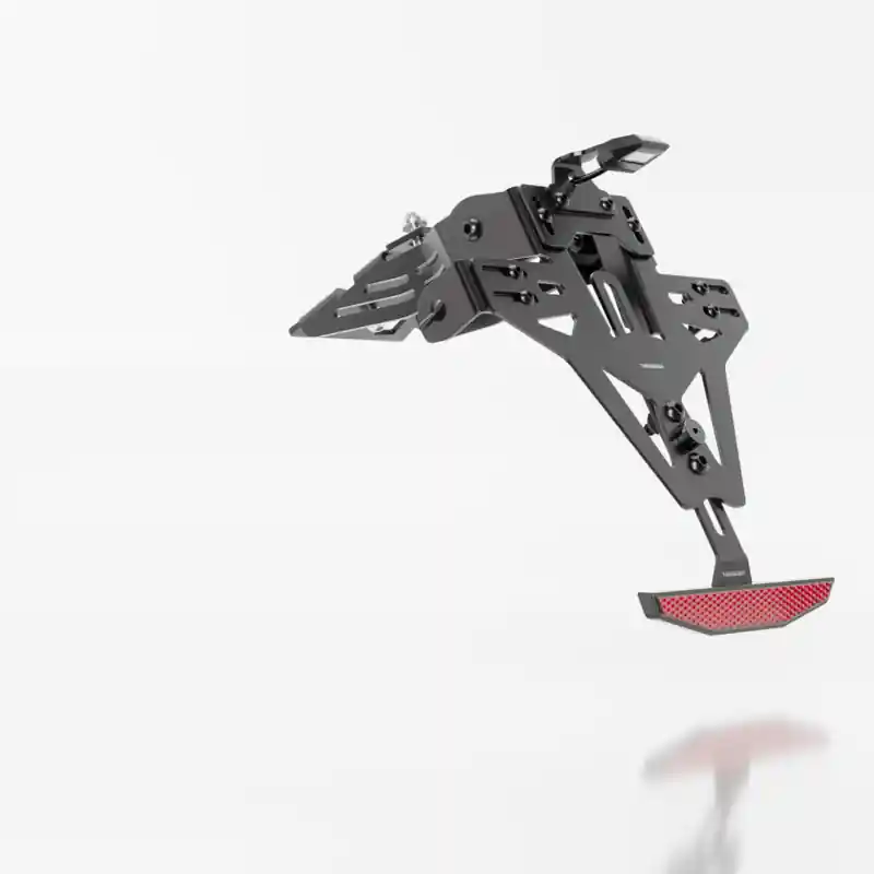 Neuheit Verstellbarer Kennzeichenhalter für Honda CB 650 F / CBR 650 F 14-18, inkl. Kennzeichenleuchte (E-Geprüft)