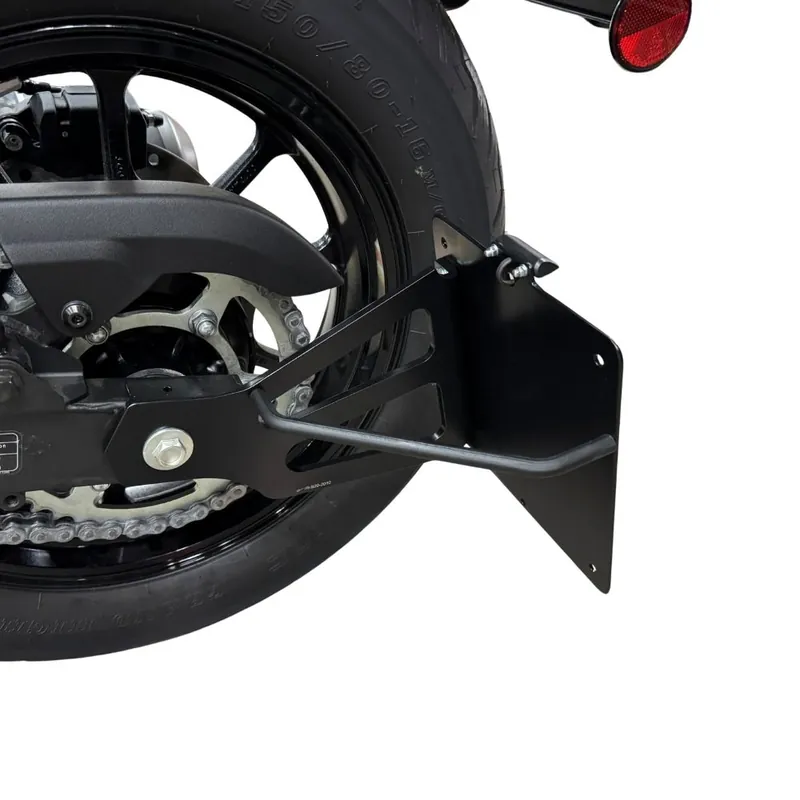 Seitlicher Kennzeichenhalter Burchard Excellence für Kawasaki Eliminator 500 EL450A mit TTG Schneller Versand