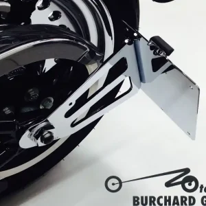 Seitlicher Kennzeichenhalter für Harley Davidson Softail ab 2008 TÜV Neu