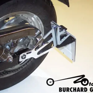 Top-Angebot Seitlicher Kennzeichenhalter für Suzuki VZ 800 Marauder Schwingenhöhe 45 mm TÜV