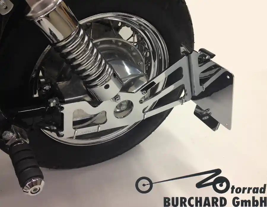 Seitlicher Kennzeichenhalter Kawasaki VN 1500 Classic - SE - Vulcan TÜV Bestseller