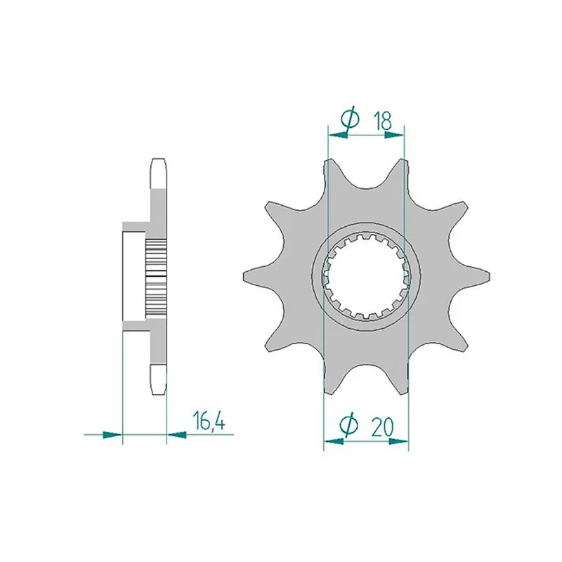 AFAM Ritzel #520 10 Zähne 79304-10 Saisonangebot