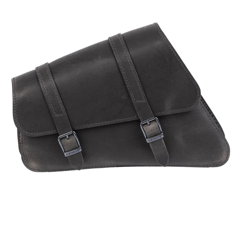 Must-Have Ledrie Rahmentasche Leder Braun 6,5 Liter für Harley Davidson Sportster, Suzuki & Yamaha