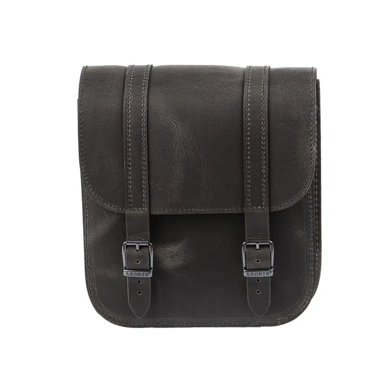 Ledrie Schwingentasche links Leder braun 7,5L für Harley-Davidson Softail bis 2017 Knallerangebot