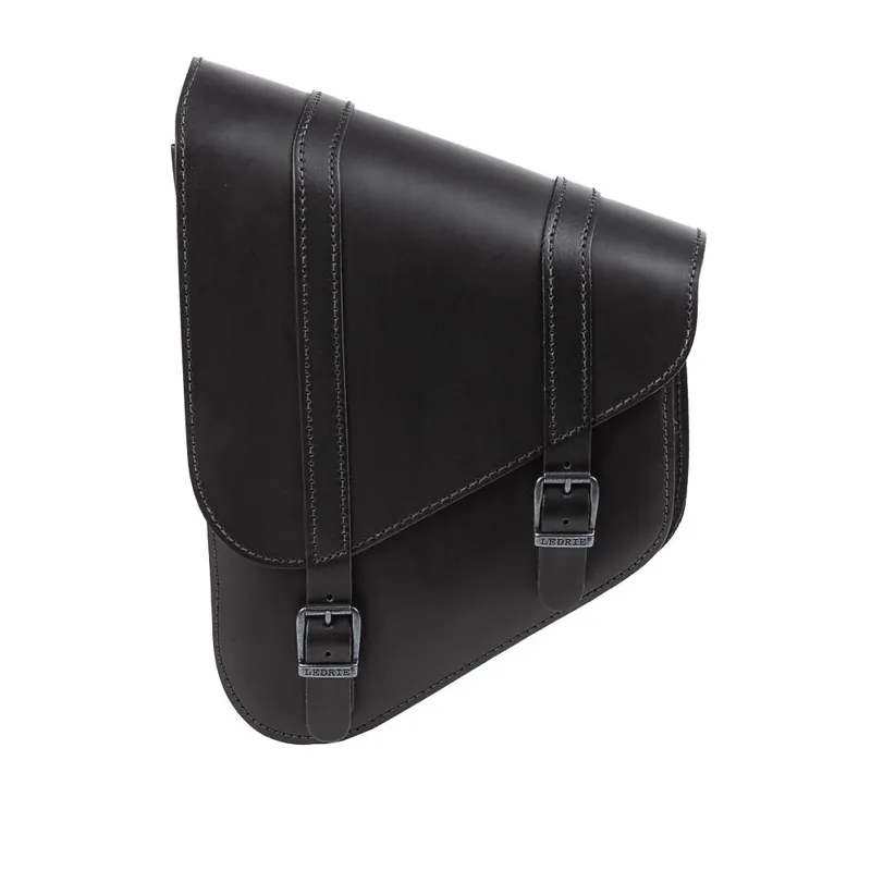 Ledrie Schwingentasche „links“ Leder schwarz 6,5L für Harley Davidson Softail ab 2018 Motorrad Neue Kollektion