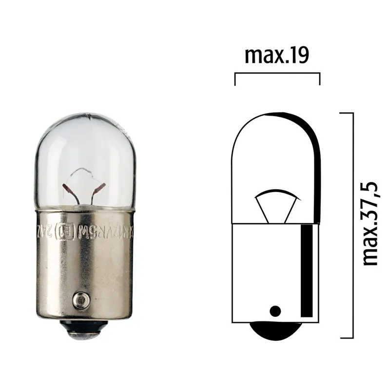 Flösser Lampen 12V 5W BA15s VPE10 4025 Aktuell