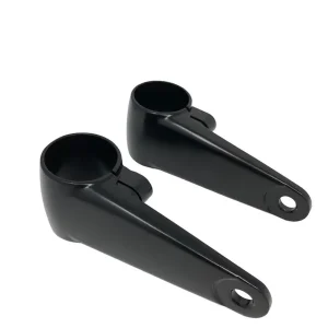 Markenprodukt Highway Hawk Alu-Scheinwerferhalterungen schwarz für 35 - 41 mm Gabeldurchmesser (2 Stück)