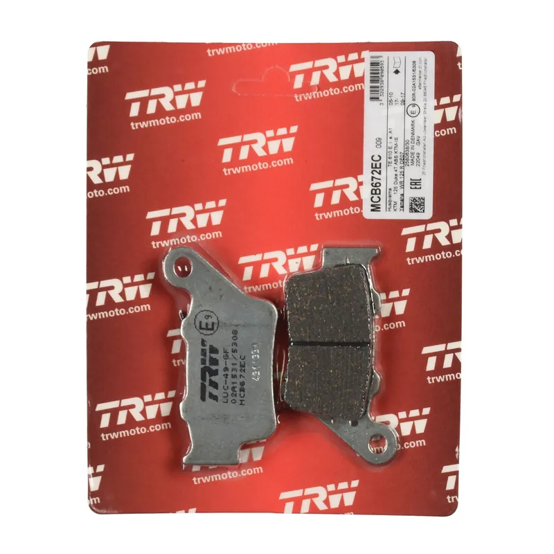 TRW Bremsbelag organisch MCB672EC Meistverkauft
