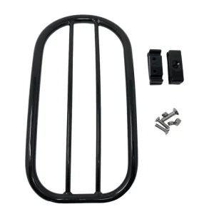 Heißes Angebot Highway Hawk Gepäckträger Solo Rack "Tubular" in schwarz glänzend - universal