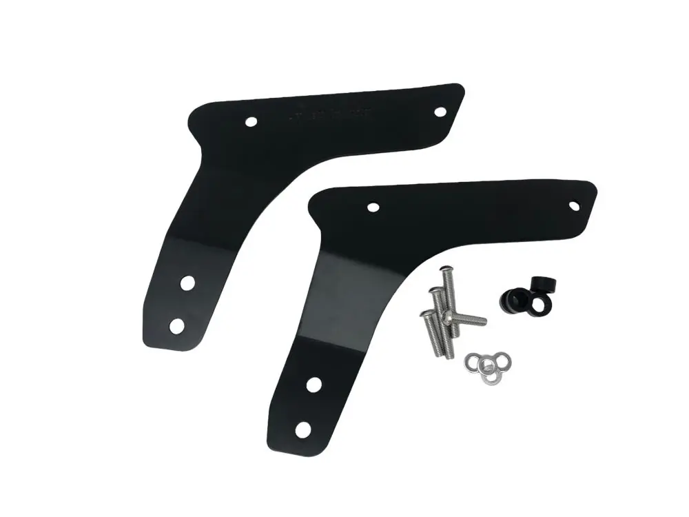 Highway Hawk Sissy Bar Halterungen in schwarz passend für Kawasaki VN 1500 - 1600 Mean Streak, Suzuki VZ 1600 Marauder 524-1047B/2047B/3047B/4047B/6047B Versand Am Gleichen Tag