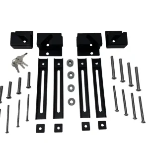 Highway Hawk Universal Schnellverschlusssystem für Satteltaschen mit Schloss (2 Stück) Kostenfreie Lieferung