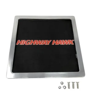 Highlight Highway Hawk Kennzeichenverkleidung "Smooth" für Italien 170x170mm
