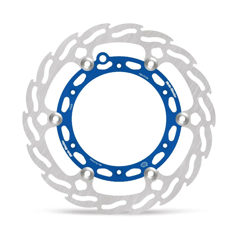 Highlight Moto-Master Bremsscheibe Flame vorn schwim. Oversize 260mm Ø blau 112256