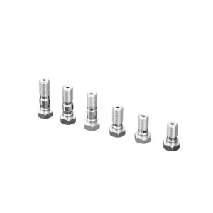 Neue Kollektion Highway Hawk Doppelhohlschraube M10x1,25 silber (1 Stück)