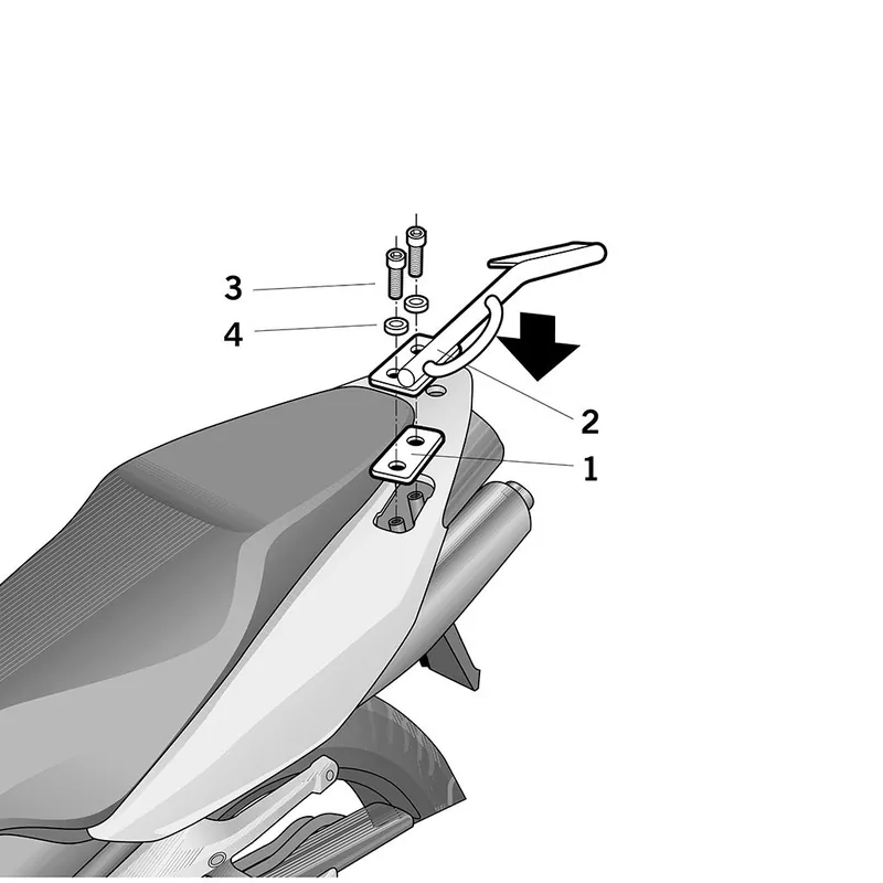 SHAD Gepäckträger H0VF82ST Kracherpreis