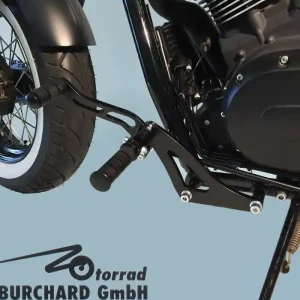 Abverkauf Fußrastenanlage 10 cm vorverlegt für Victory Hammer - Jackpot - Vegas - Kingpin ABE