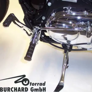 Super-Preis Fußrastenanlage 28 cm vorverlegt für Harley Davidson Sportster ab 2013 mit ABS TÜV