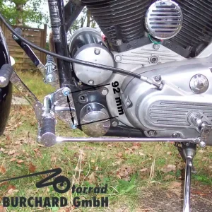 Must-Have Fußrastenanlage 32 cm vorverlegt für Harley Davidson Sportster 82-83 TÜV