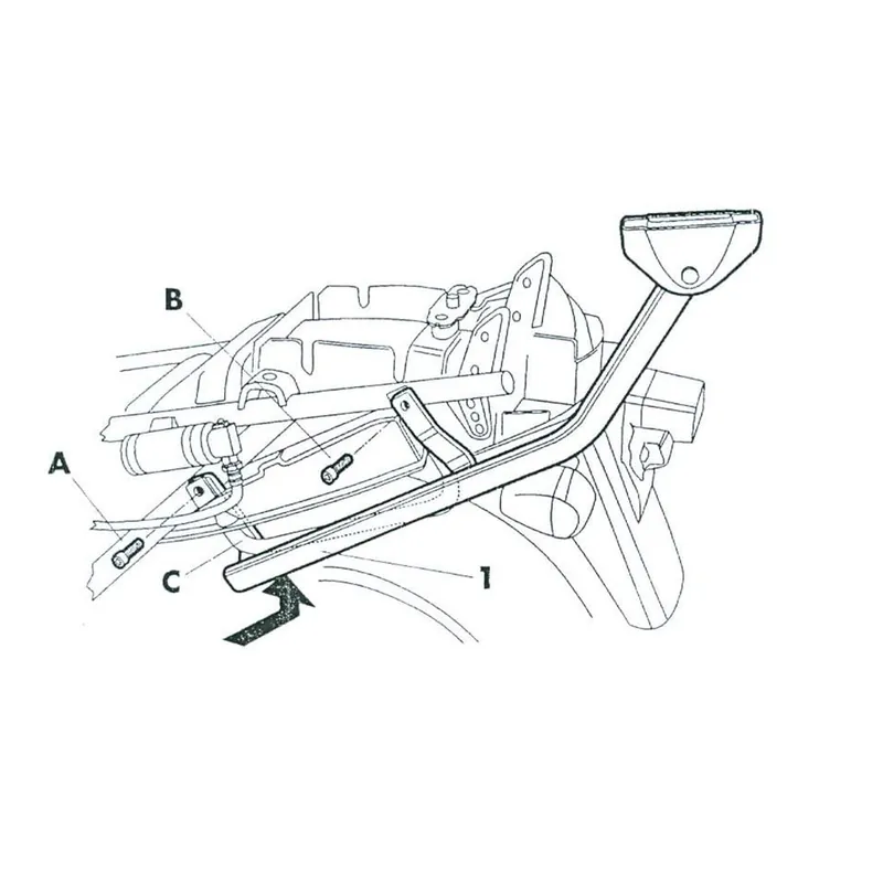 Schneller Versand SHAD Gepäckträger S0G78T