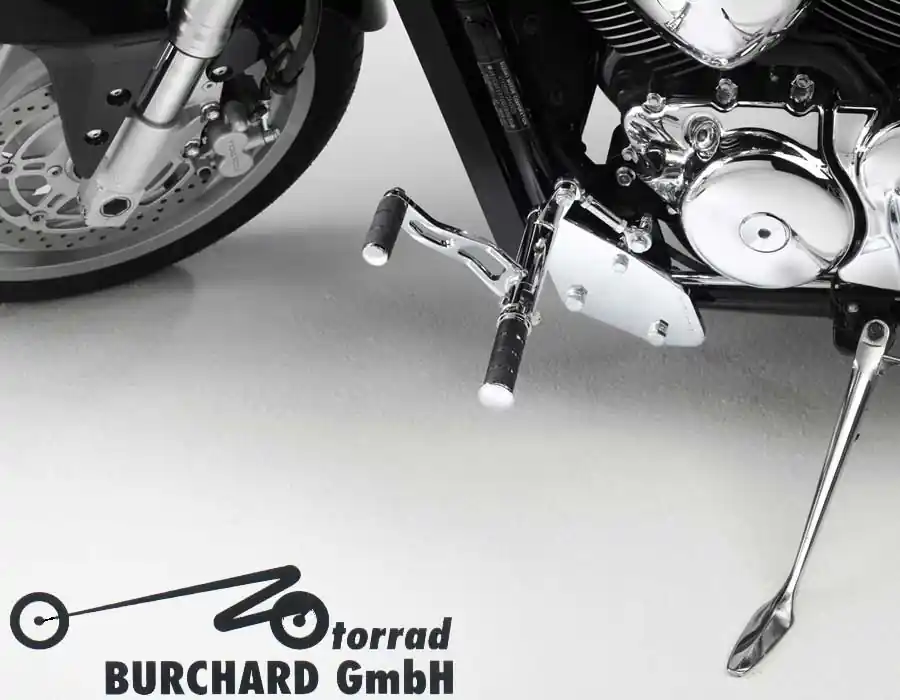 Fußrastenanlage 12 cm vorverlegt für Suzuki C 1500 T - Suzuki M 1500 R ABE Jetzt Kaufen