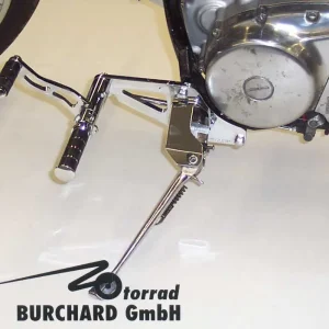 Knallerangebot Fußrastenanlage 17 cm vorverlegt für Suzuki LS 650 Savage TÜV