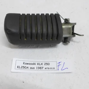 Garantierte Lieferung Kawasaki KLX 250 KL250A Fußraste Fahrer links