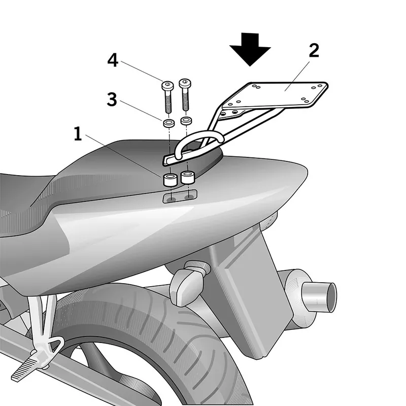 Bestseller SHAD Gepäckträger H0CB61ST