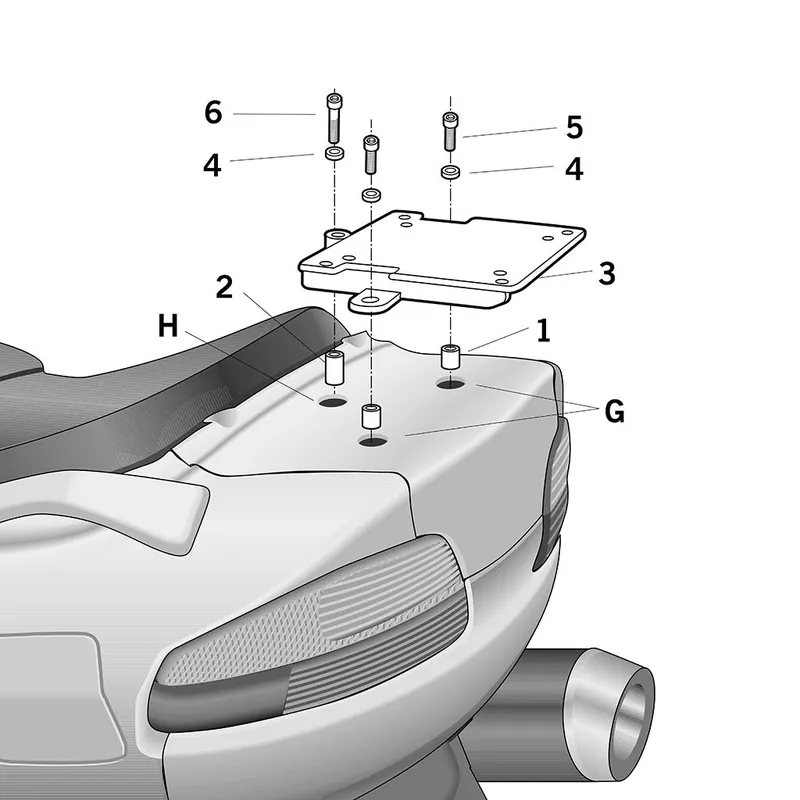 SHAD Gepäckträger S0BR62ST Bestpreis
