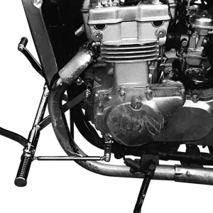 Fußrastenanlage 12 cm vorverlegt für Kawasaki EN 500 A bis 1995 TÜV Zertifiziert