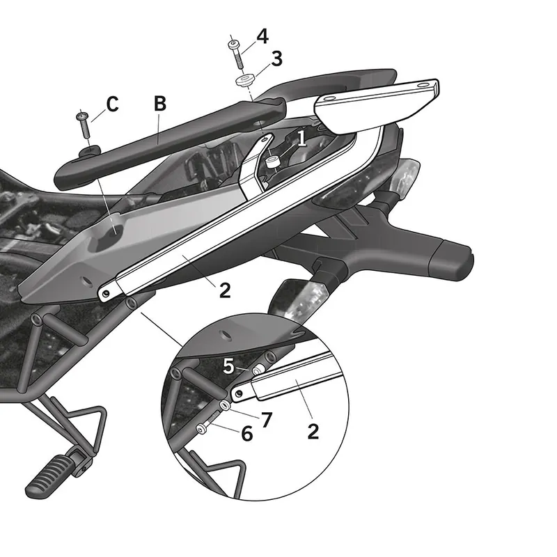 SHAD Gepäckträger K0VR60ST Direkt Vom Hersteller