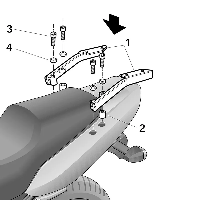 Expressversand SHAD Gepäckträger Y0FZ61ST