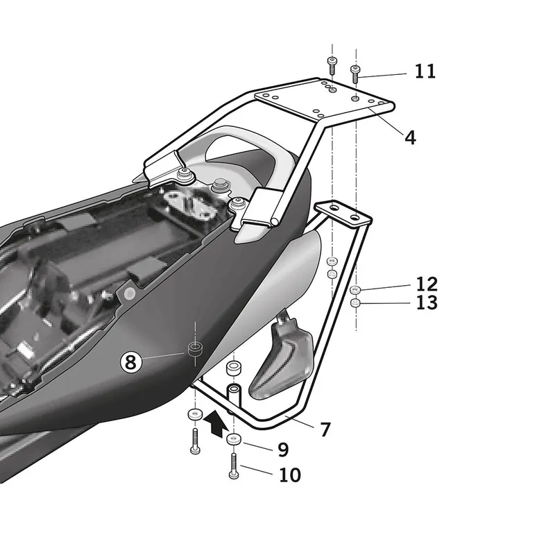 SHAD Gepäckträger S0GS66ST Bestpreis