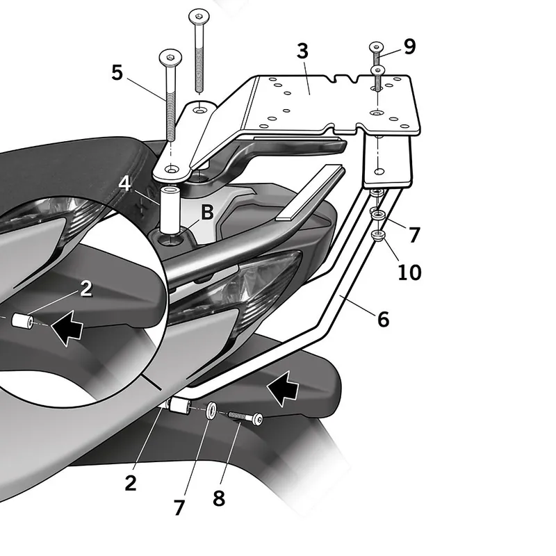 SHAD Gepäckträger K0XC42ST Sonderangebot