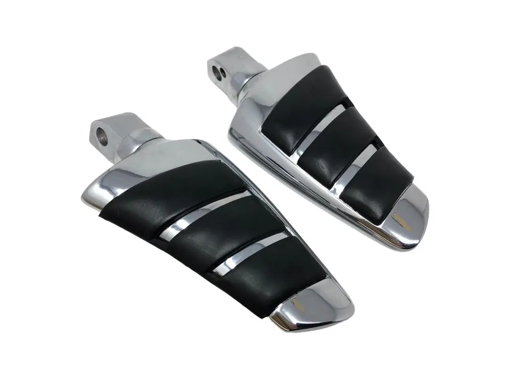 Echt Highway Hawk Fußrasten Beifahrer - Sozius "Smooth" Yamaha XVS 1300 A Midnight Star - XV 1900 A Midnight Star (1 Set)