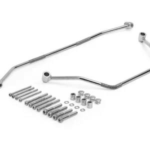 Neuheit Highway Hawk Packtaschenbügel universal für Satteltaschen -  in Chrom (2 Stück)