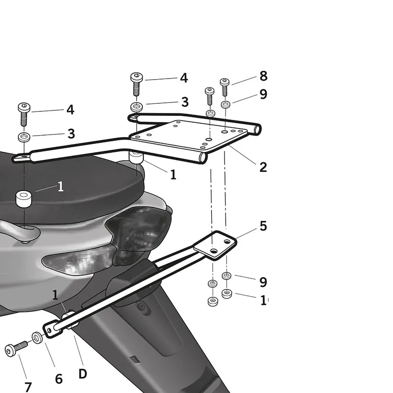 Finale Aktion SHAD Gepäckträger Y0NS58ST