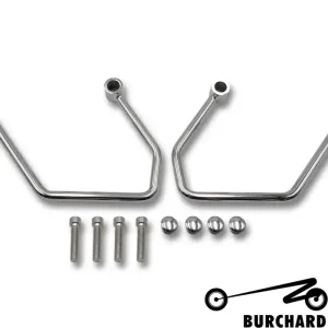 Highway Hawk Packtaschenbügel Set in Chrom für Honda VT 750 Spirit Solange Der Vorrat Reicht