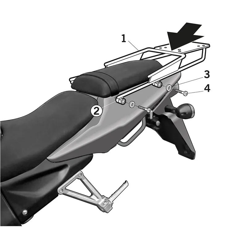 SHAD Gepäckträger D0RD16ST Highlight