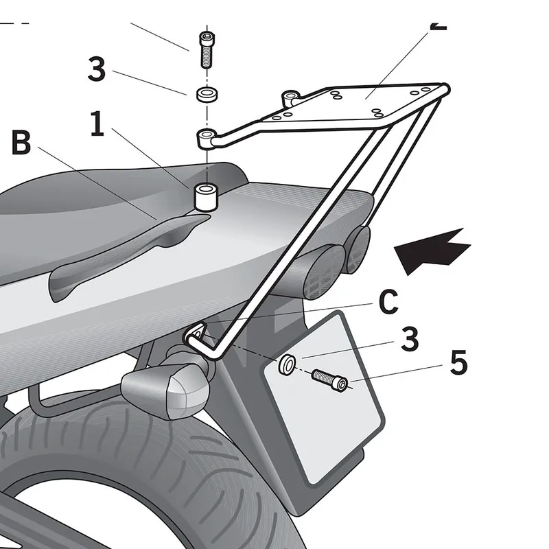 SHAD Gepäckträger K0ZR71ST Zertifiziert