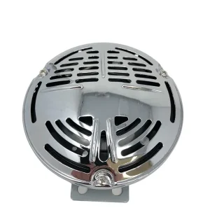 Highway Hawk 12V Hupe Durchmesser 135 mm  "Old School" in Chrom Markenware