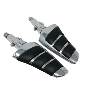 Highway Hawk Fußrasten für den Sturzbügel (1 Paar) "Smooth" Universal Neue Kollektion