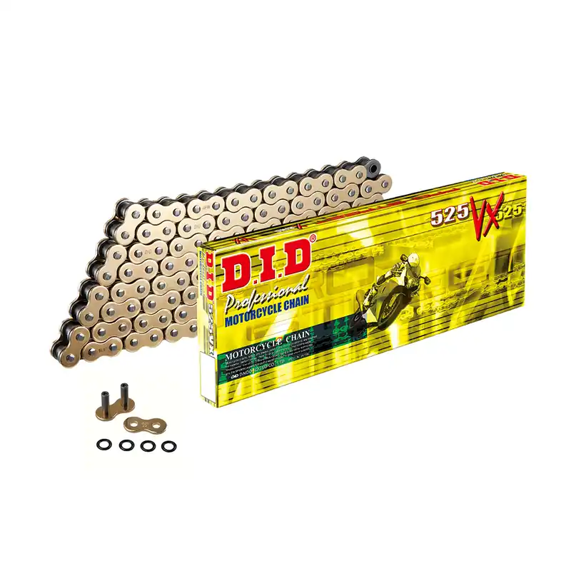 Highlight DID Kette 525 VX GB 96 mit Niet-Schloss d6252525-096