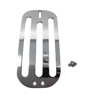 Highway Hawk Gepäckträger Solo Rack "Billet" in Chrom - universal Billig