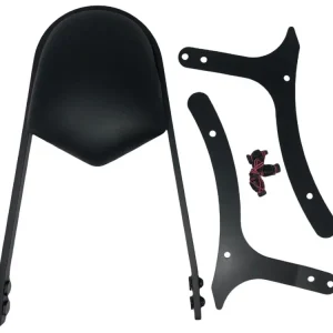 Highlight Highway Hawk Sissy Bar "Wide" für Honda CMX 1100 Rebel / SC83 - Höhe vom Fender ca. 400 mm hoch in schwarz - komplett mit Halterung