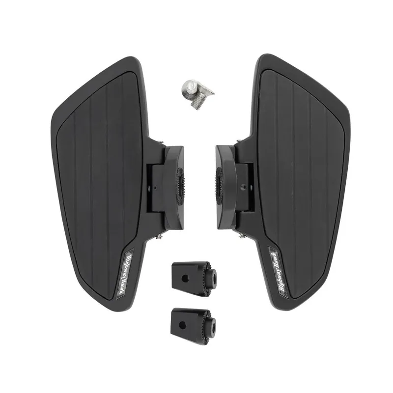 Sonderaktion Highway Hawk Trittbretter Sozius "Smooth" schwarz Honda VT 1100 Shadow - Kawasaki VN 900 - VN 1500 - VN 1600 - VN 1700 - VN 2000 - Suzuki VZ 1600 mit ABE