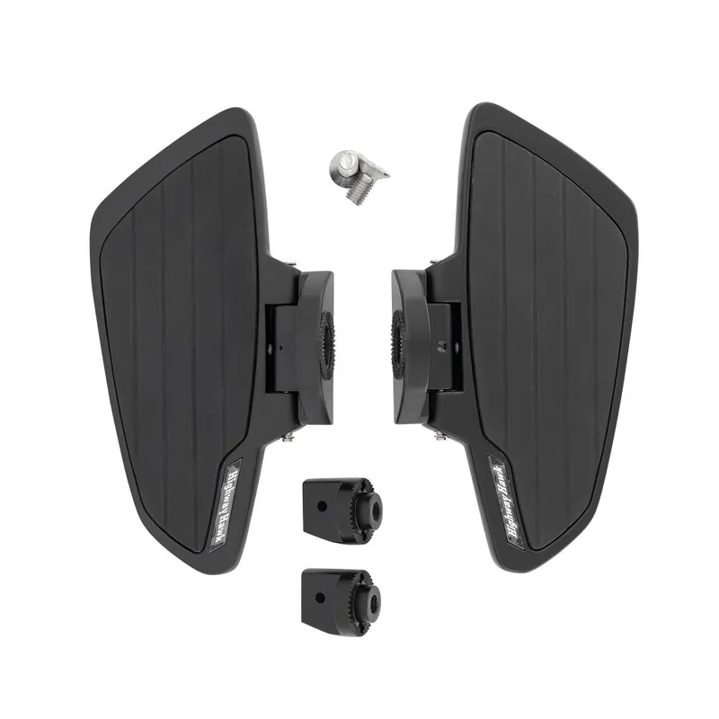 Highlight Highway Hawk Trittbretter Sozius "Smooth" schwarz Suzuki VL 800 Volusia - C 1800 Intruder mit ABE