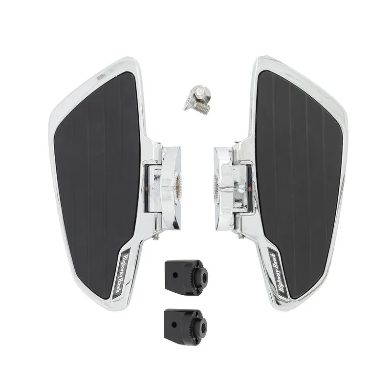 Highway Hawk Trittbretter Sozius "Smooth" Chrom Suzuki VL 800 Volusia - C 1800 Intruder mit ABE Expressversand